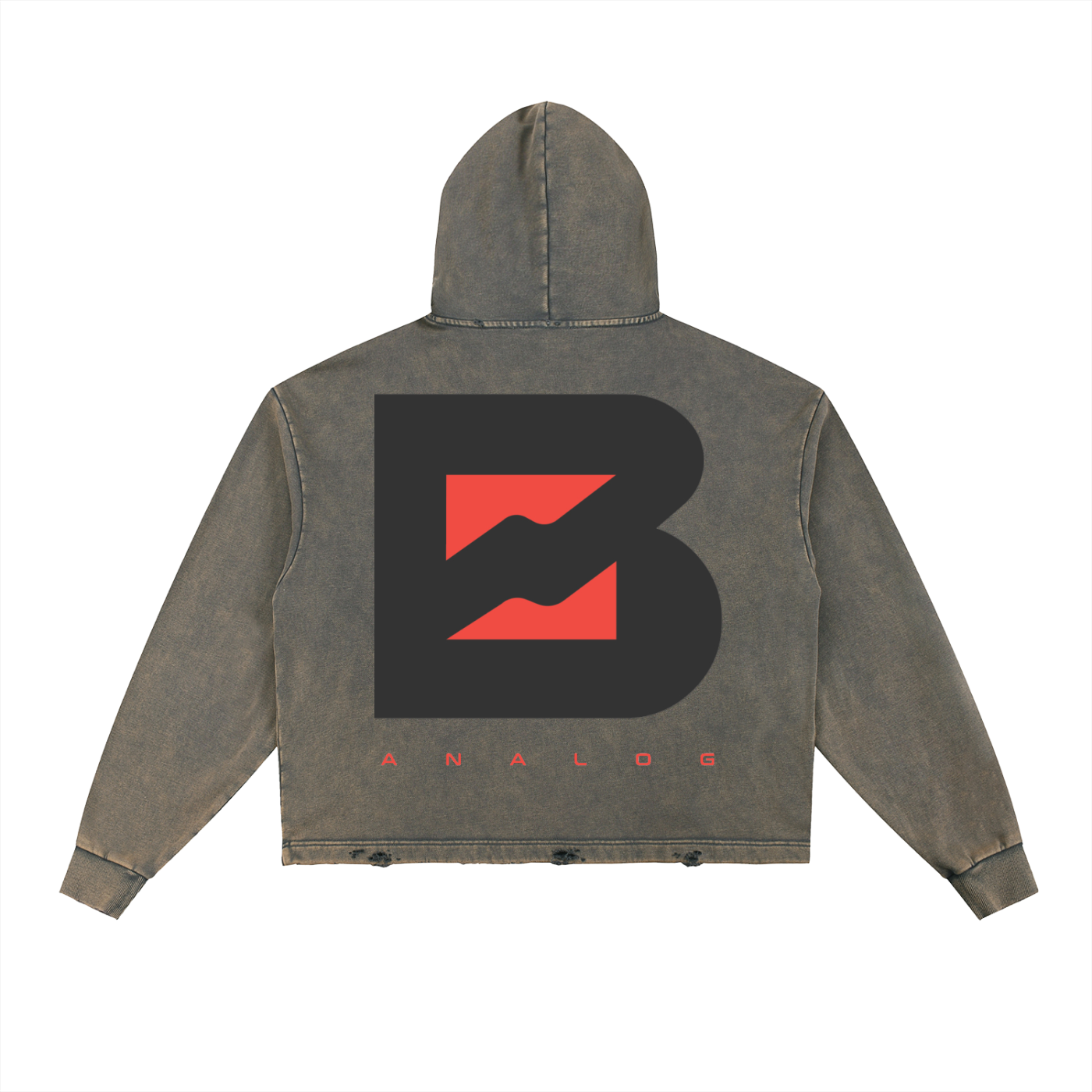 BYND - Cropped Vintage Washed Hoodie